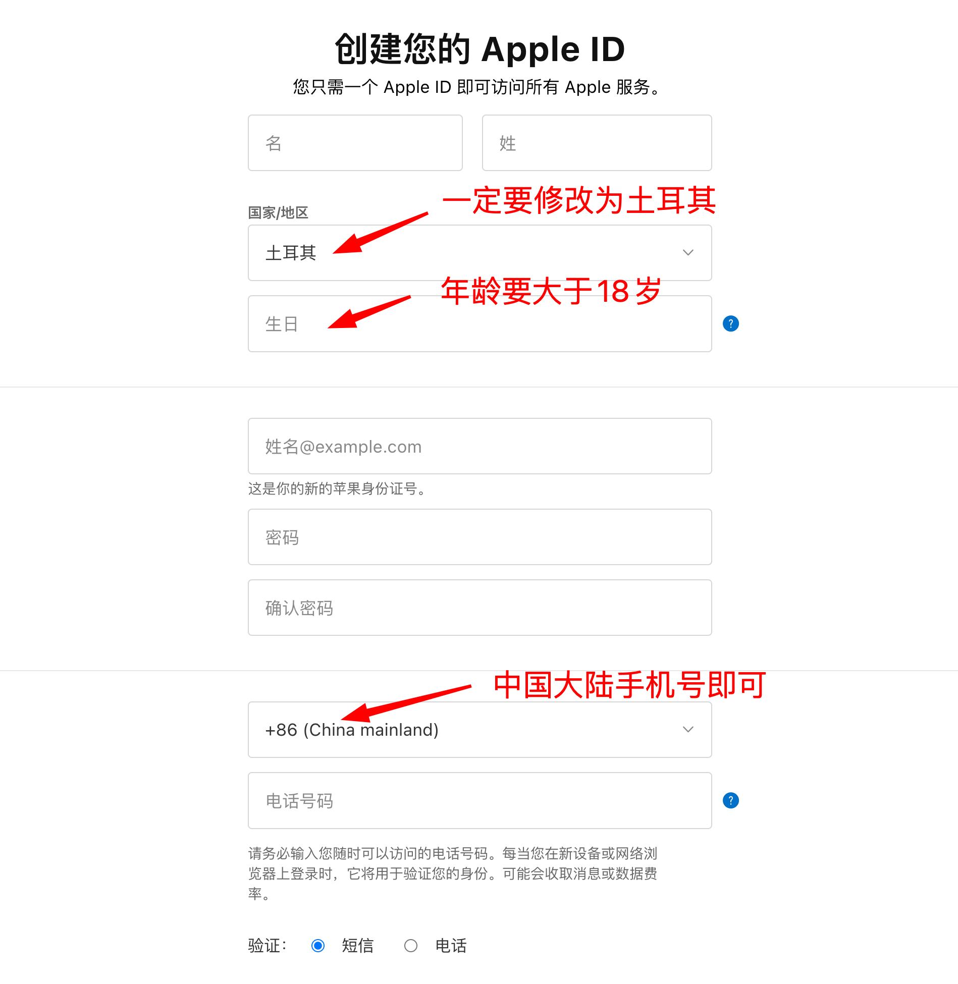 2024 年注册土耳其 Apple ID 账号的终极指南：在国内网络使用，无需信用卡